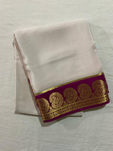 Mysore silk contrast budget friendly saree