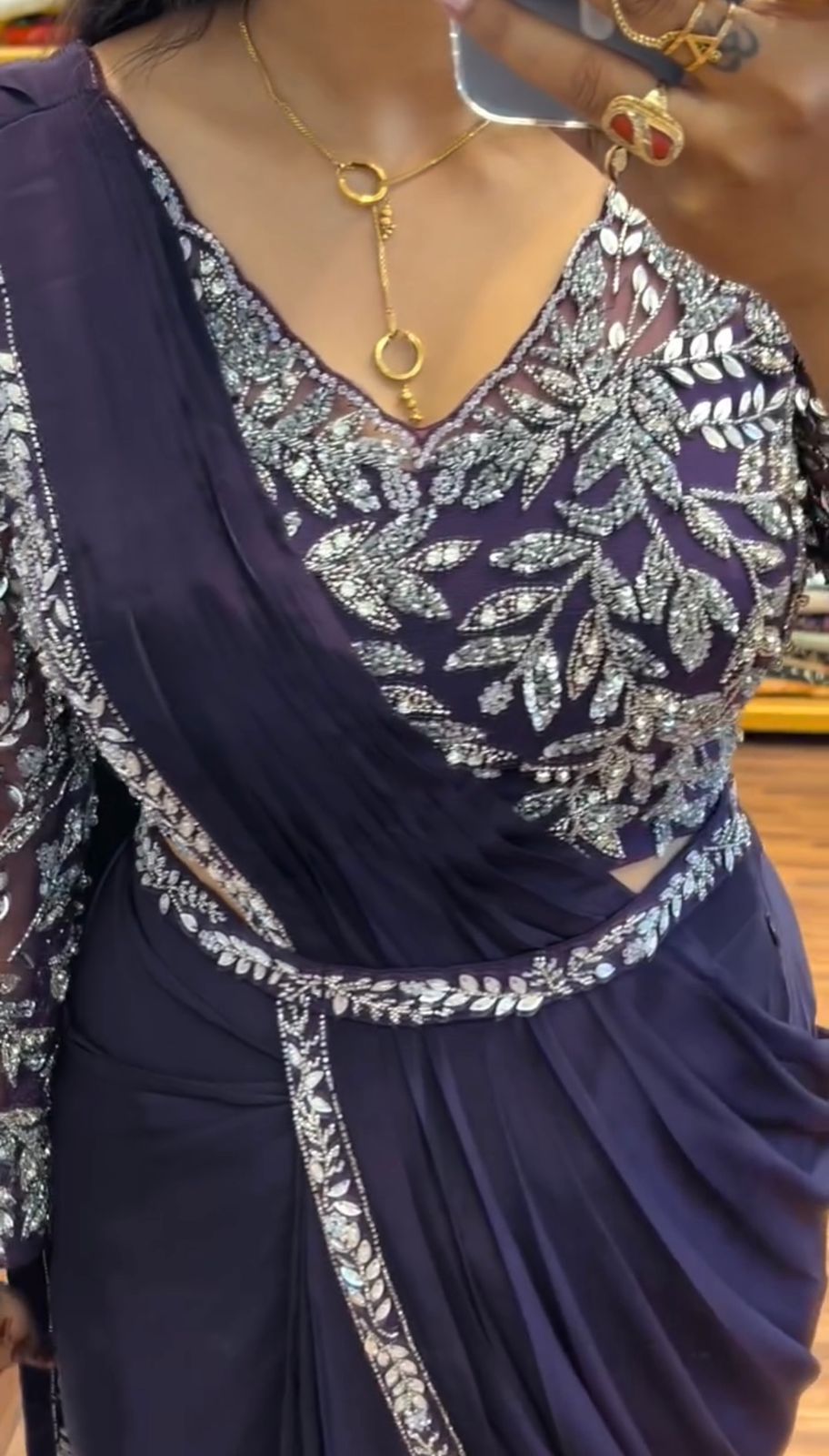 Ready to wear one minute saree