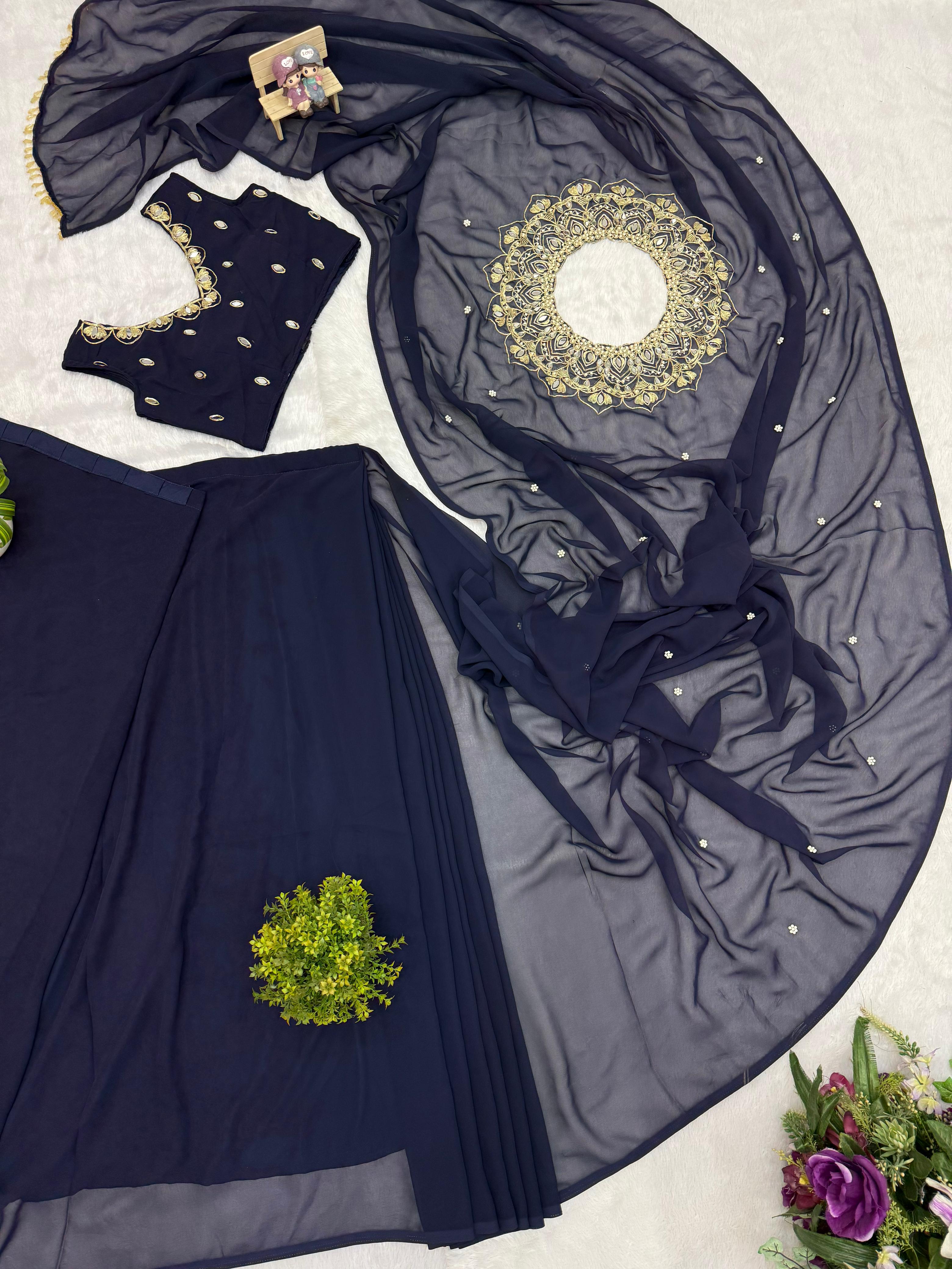 Multi Style ready to wear one minute saree