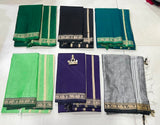 Narayanpeta Elephant Peacock Small boarder dress material