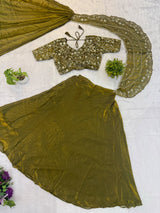 Ready to wear one minute lehanga set