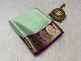 Mysore silk contrast budget friendly saree