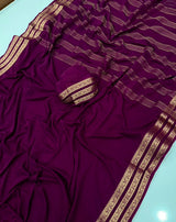 Premium Mysore crepe silk saree