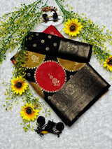 Marshmallow Matte Georgette Rangkat Saree