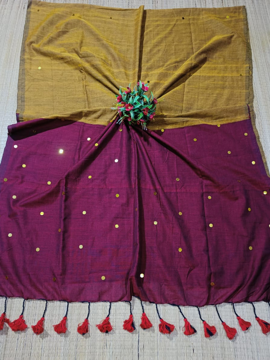 Khadi cotton saree