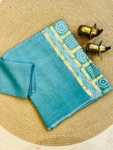 Replica Viscose satin silk saree with bandhej pallu