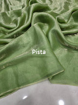 Plain Space silk dual tone saree