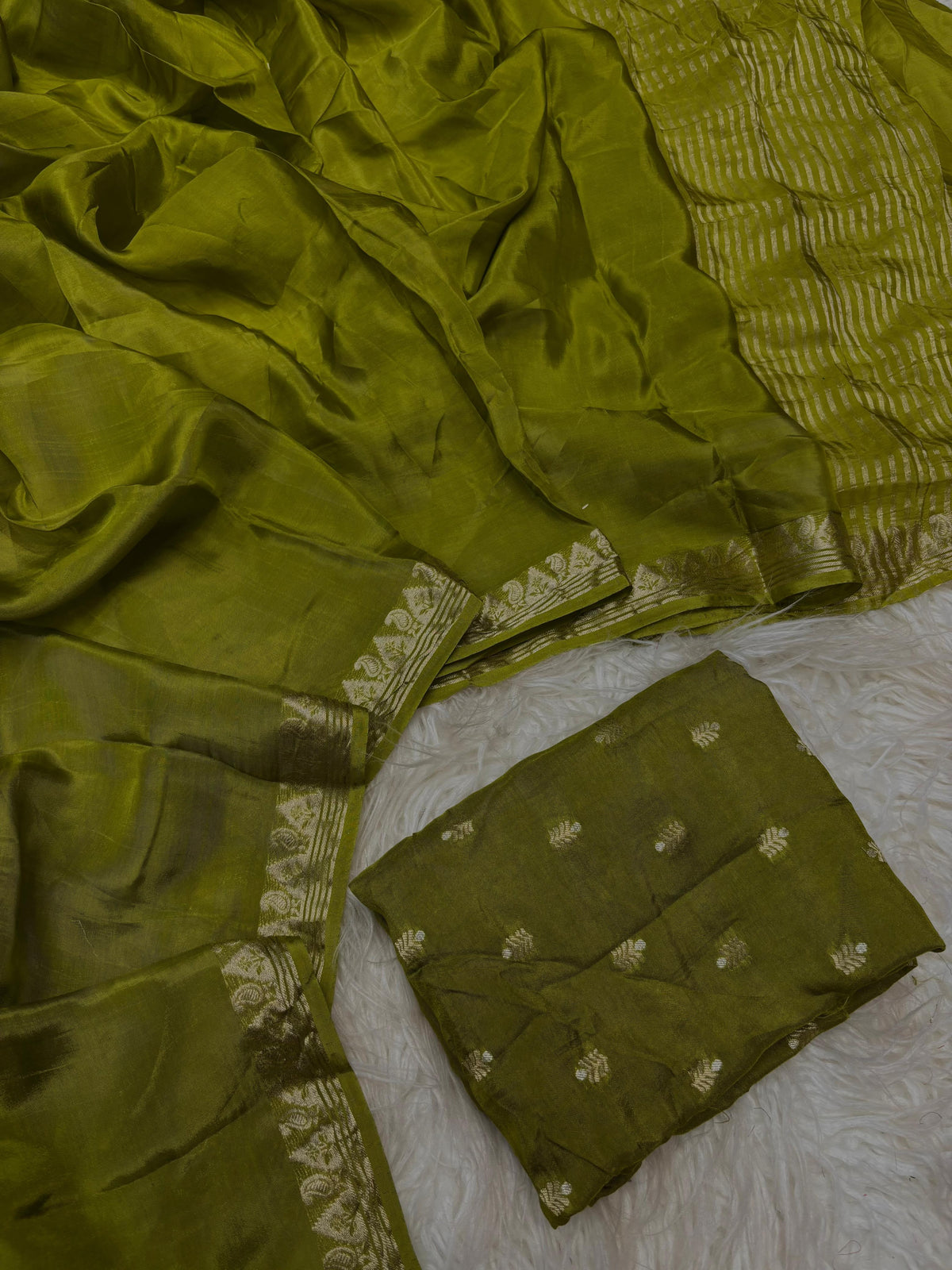 Viscose chinnon soft saree