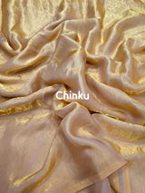 Plain Space silk dual tone saree