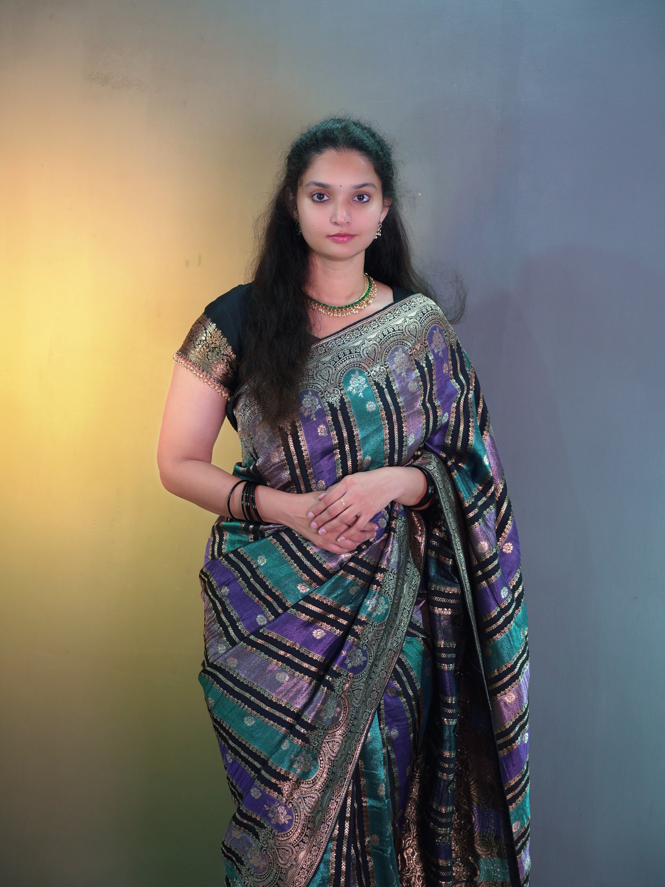 Soft kaddi georgette rangkat design sarees