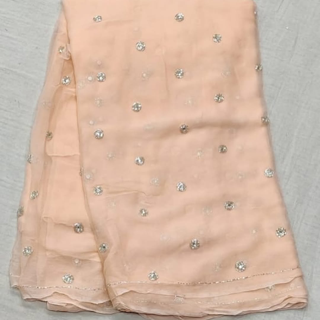 Soft chiffon buttis pattern