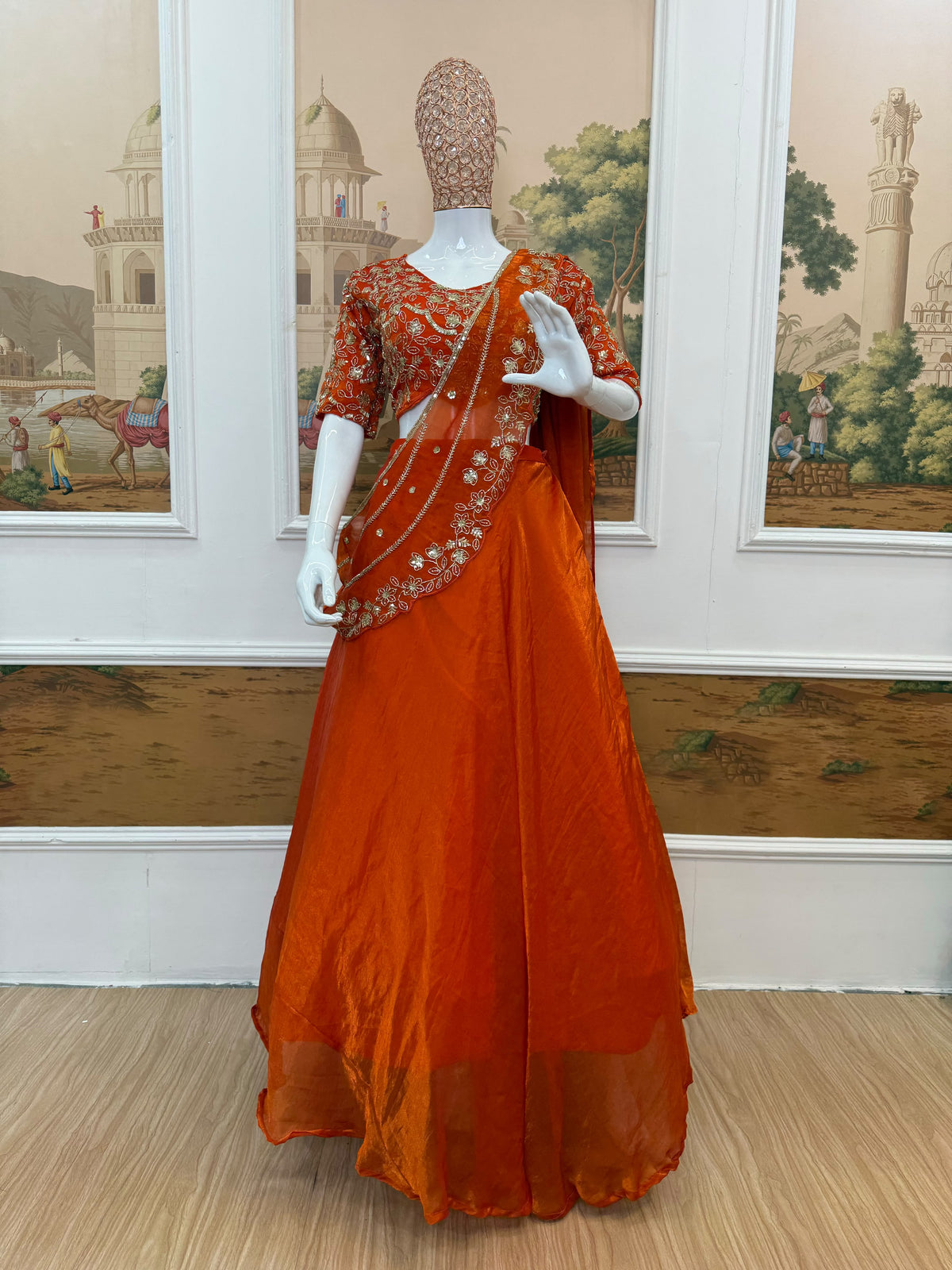 Ready to wear one minute lehanga set