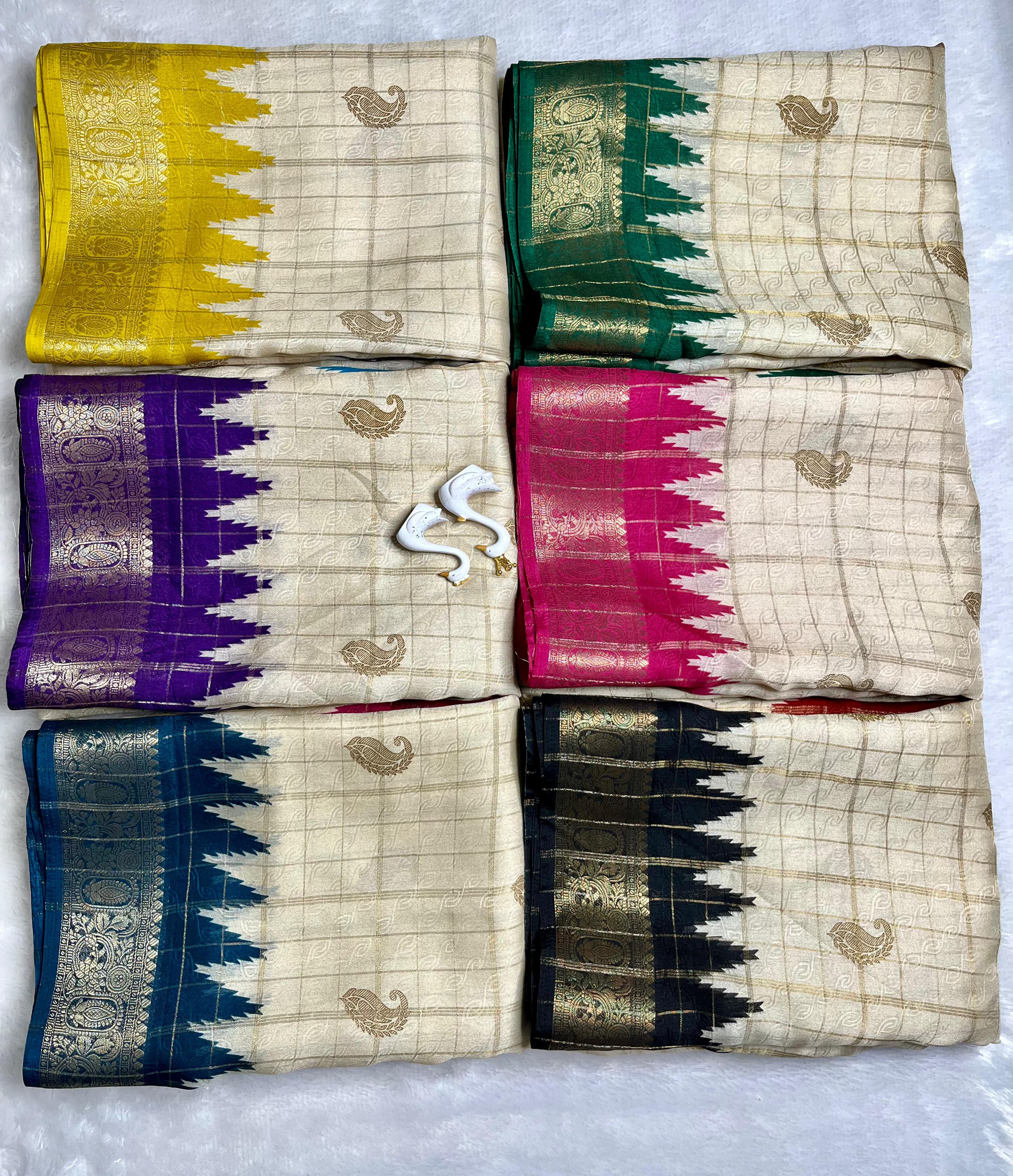 Ganga Jamuna Boarder Sarees