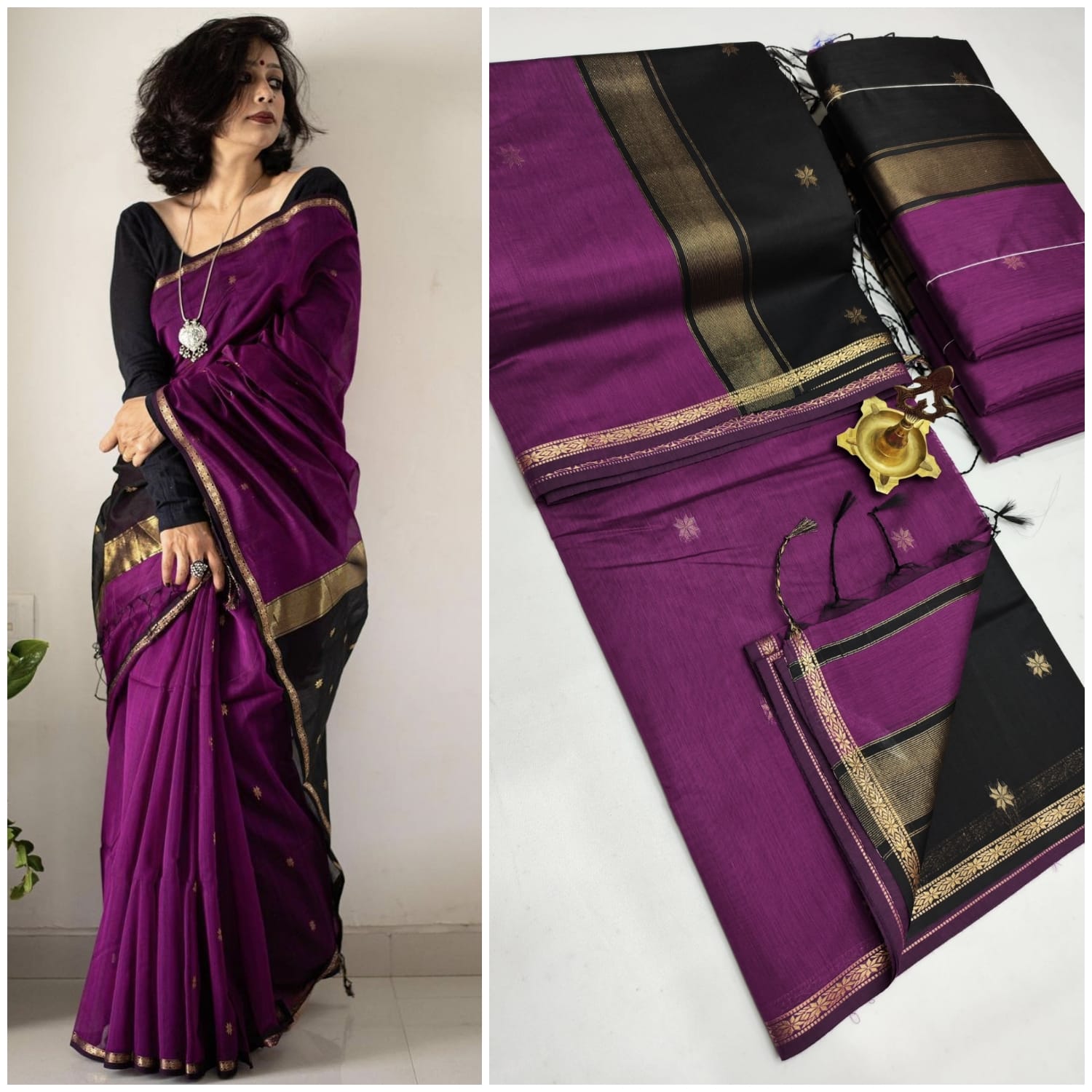 Maheswari Silk Cotton Saree