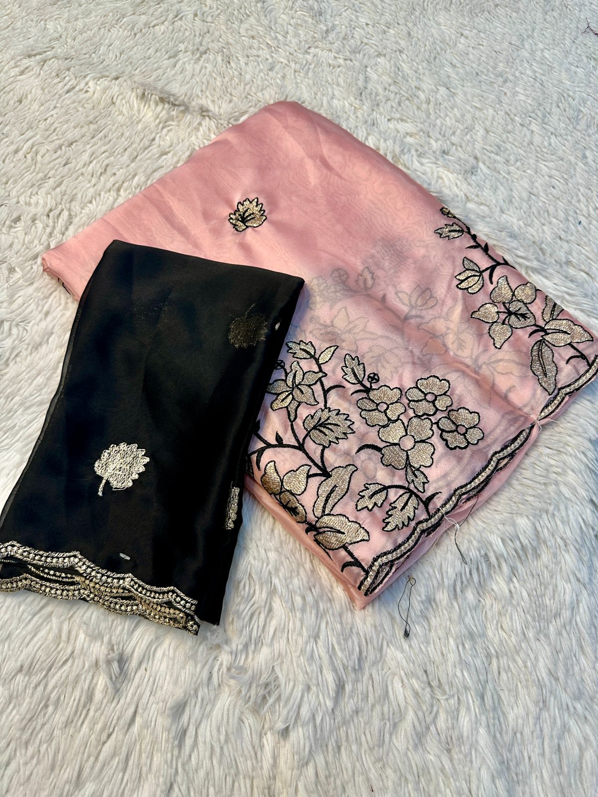 Rangoli silk heavy work saree