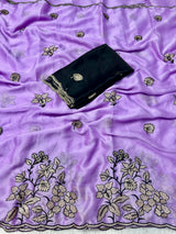 Rangoli silk heavy work saree