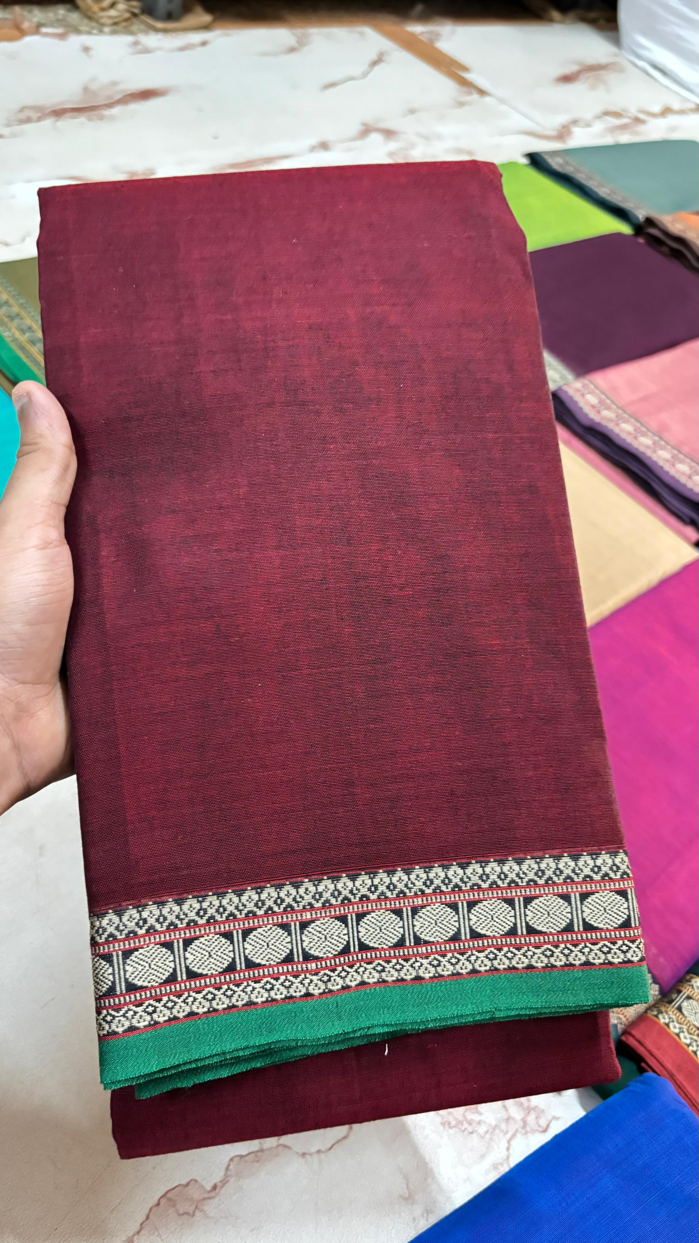 Narayanpeta Rudraksha boarder saree