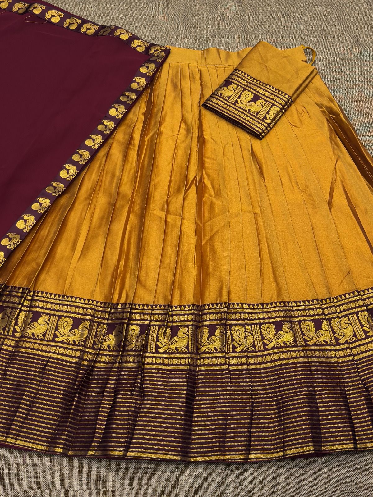 Chettinad style half sarees