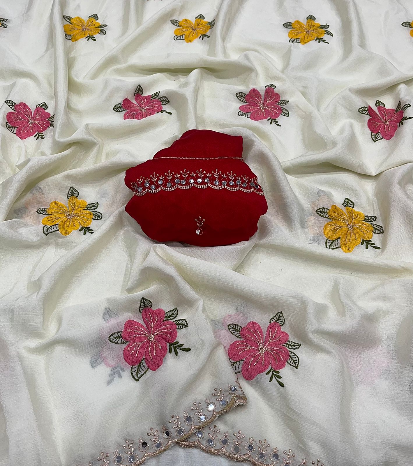 Soft rangoli silk saree