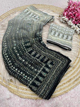 Kareena Kapoor inspired multi shade saree