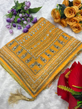 Budget range kareena kapoor inspired ajrak saree