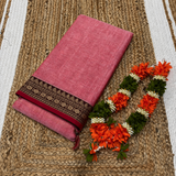 Narayanpeta Pure Cotton rudraksha boarder saree