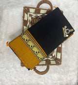 Narayanpeta Mercerised Cotton elephant gap boarder