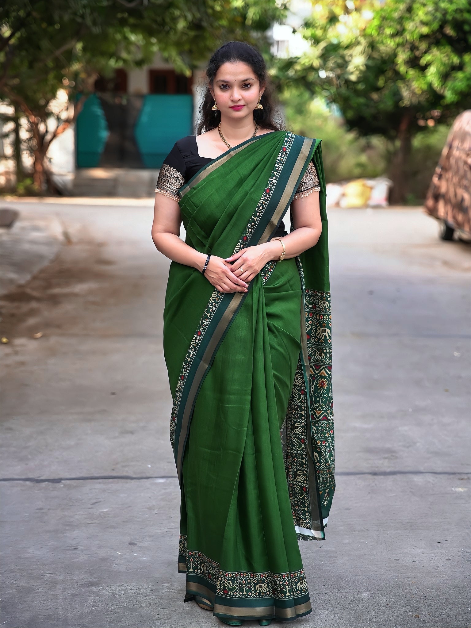 Mul Chinnon patola saree