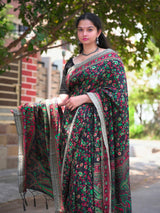 Original Pashmeena saree with Shawl