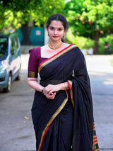 Narayanpeta Mercerised Cotton temple boarder