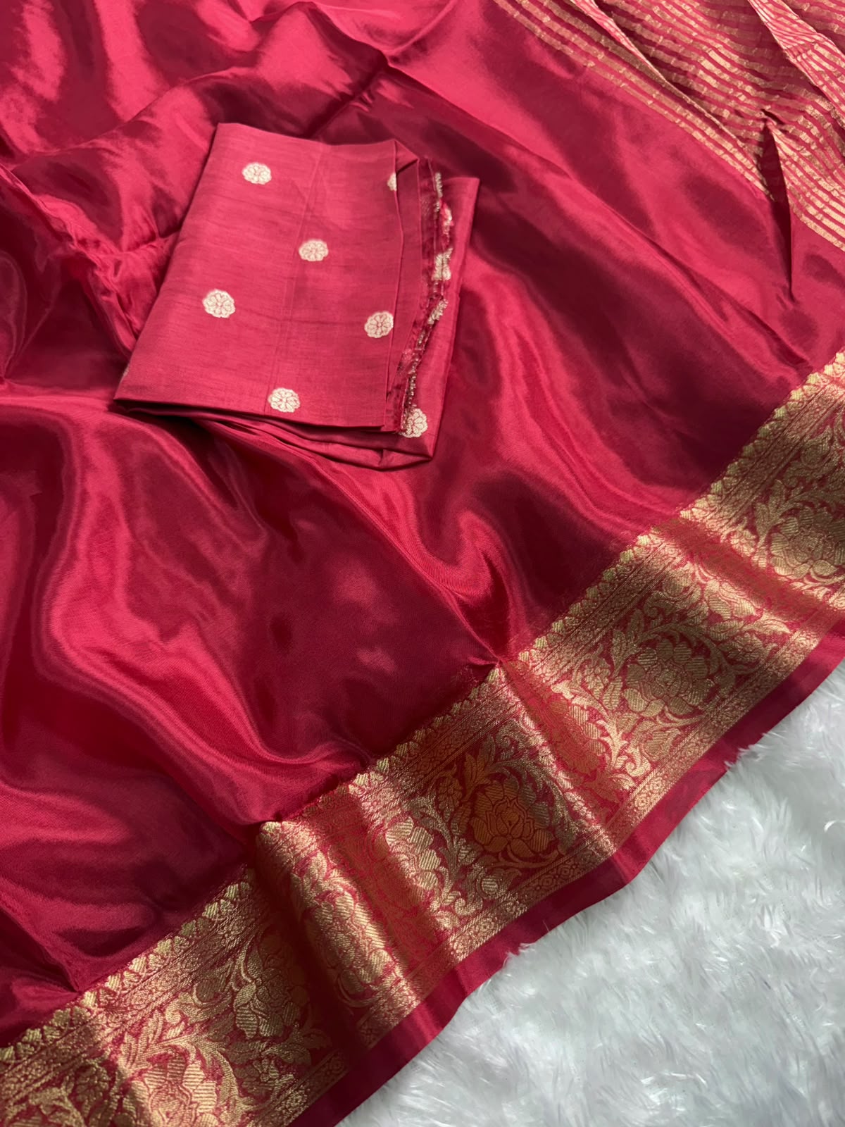 Viscose premium mysore crepe silk saree