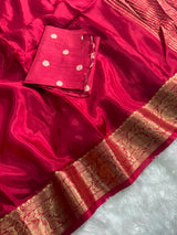 Viscose premium mysore crepe silk saree