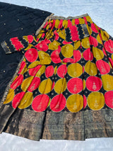 Marshmallow Matte Fully Stitched Half saree