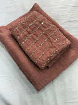 Rangoli crush with katli hand work