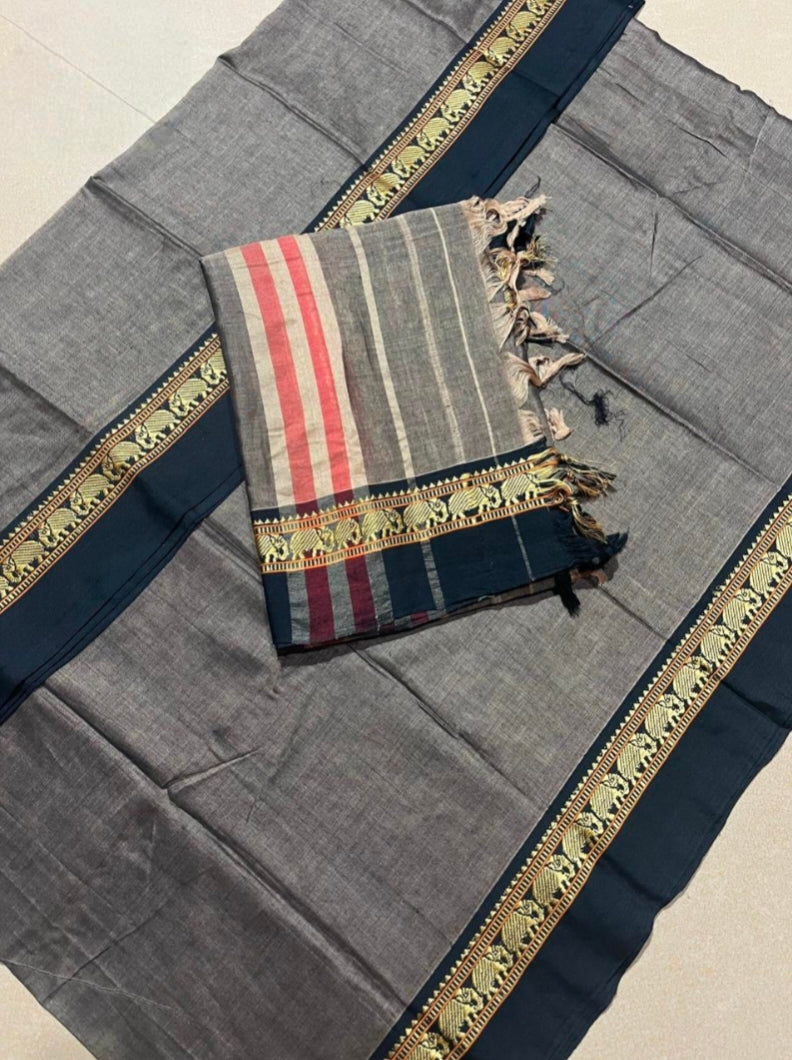 Narayanpeta Elephant Big boarder dress material