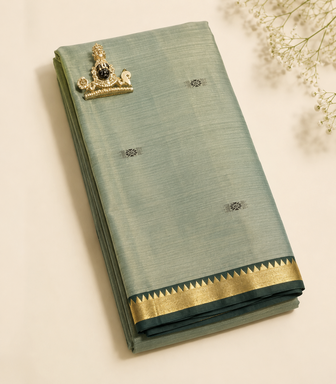 Narayanpeta Buttis temple boarder saree