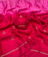 Jute viscose dual shade saree