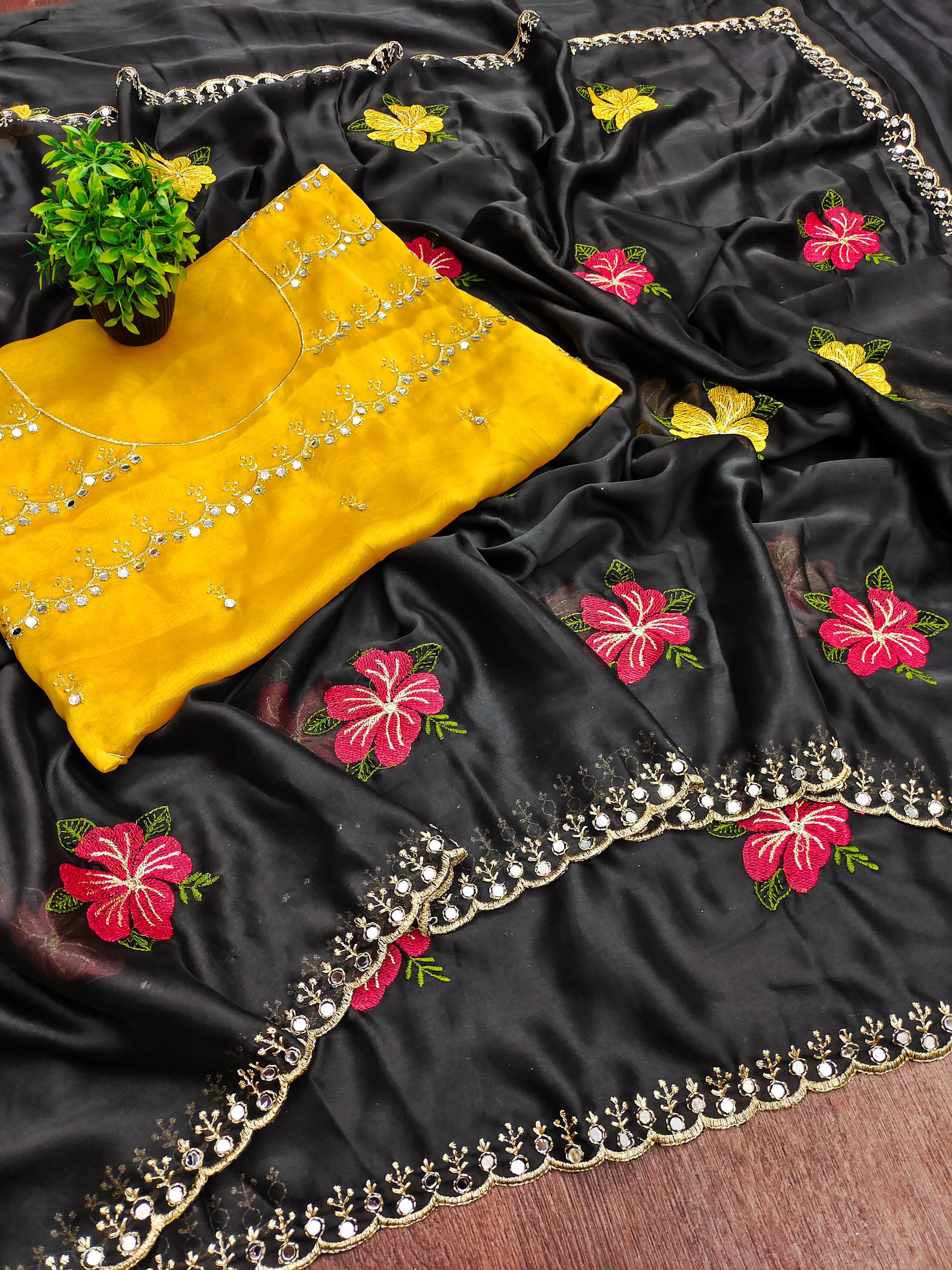 Soft rangoli silk saree