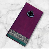 Narayanpeta mercerised cotton saree Rudraksha Sindoor boarder