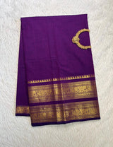 Chettinadu Pure Cotton kanchi zari Saree