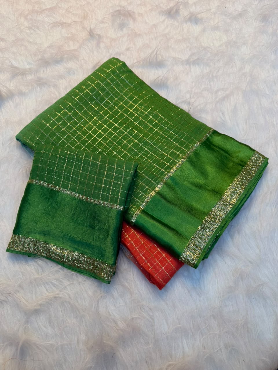Independence day special viscose georgette saree