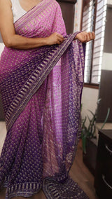 Kareena Kapoor inspired multi shade saree