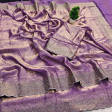 Space silk Diamond work saree