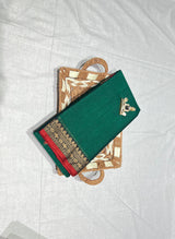 Narayanpeta Pure Cotton rudraksha boarder saree