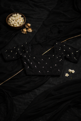 Meera Customised Georgette saree and heavy work blouse