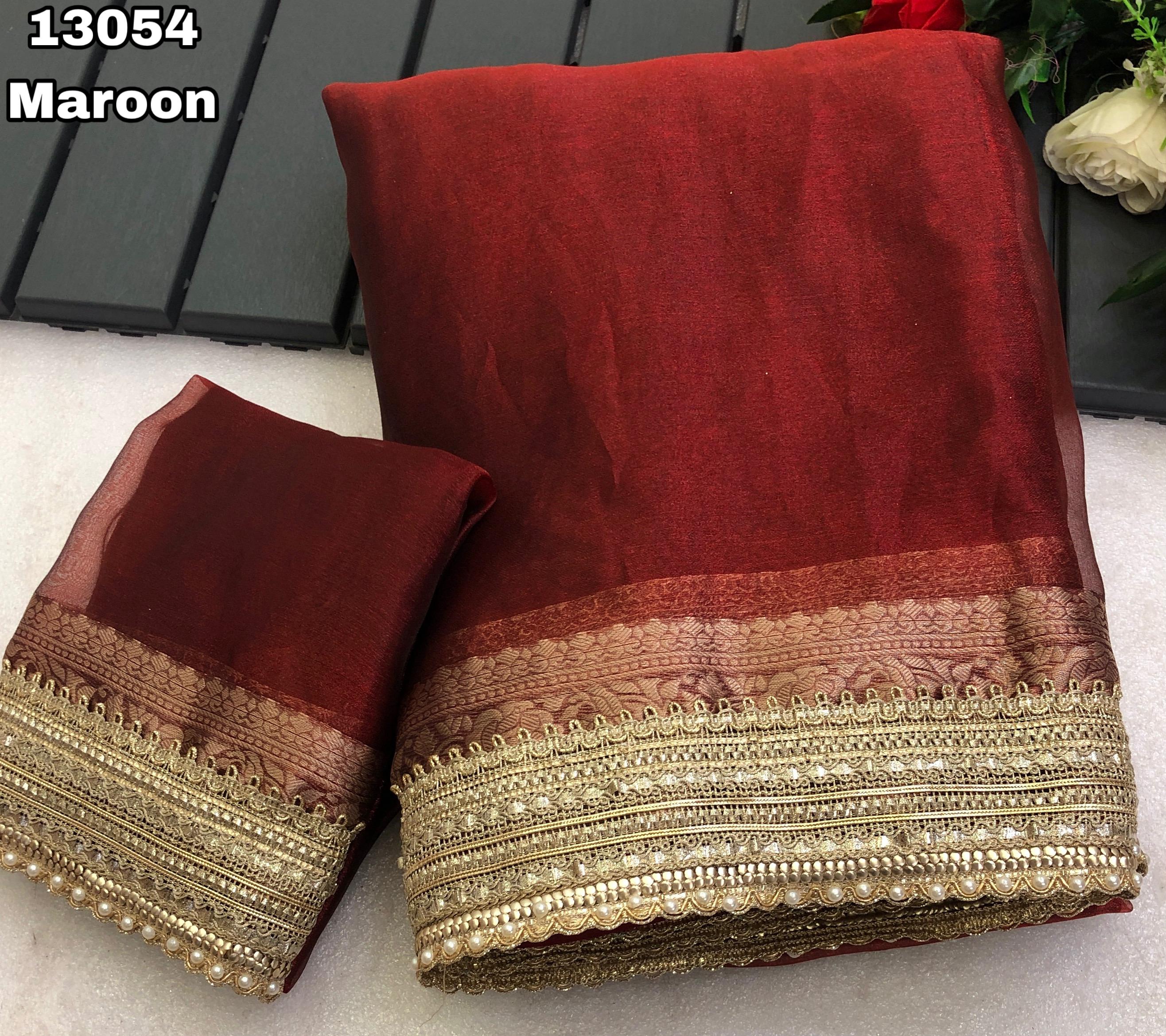 Banarasi Premium glass Tissue Silk saree