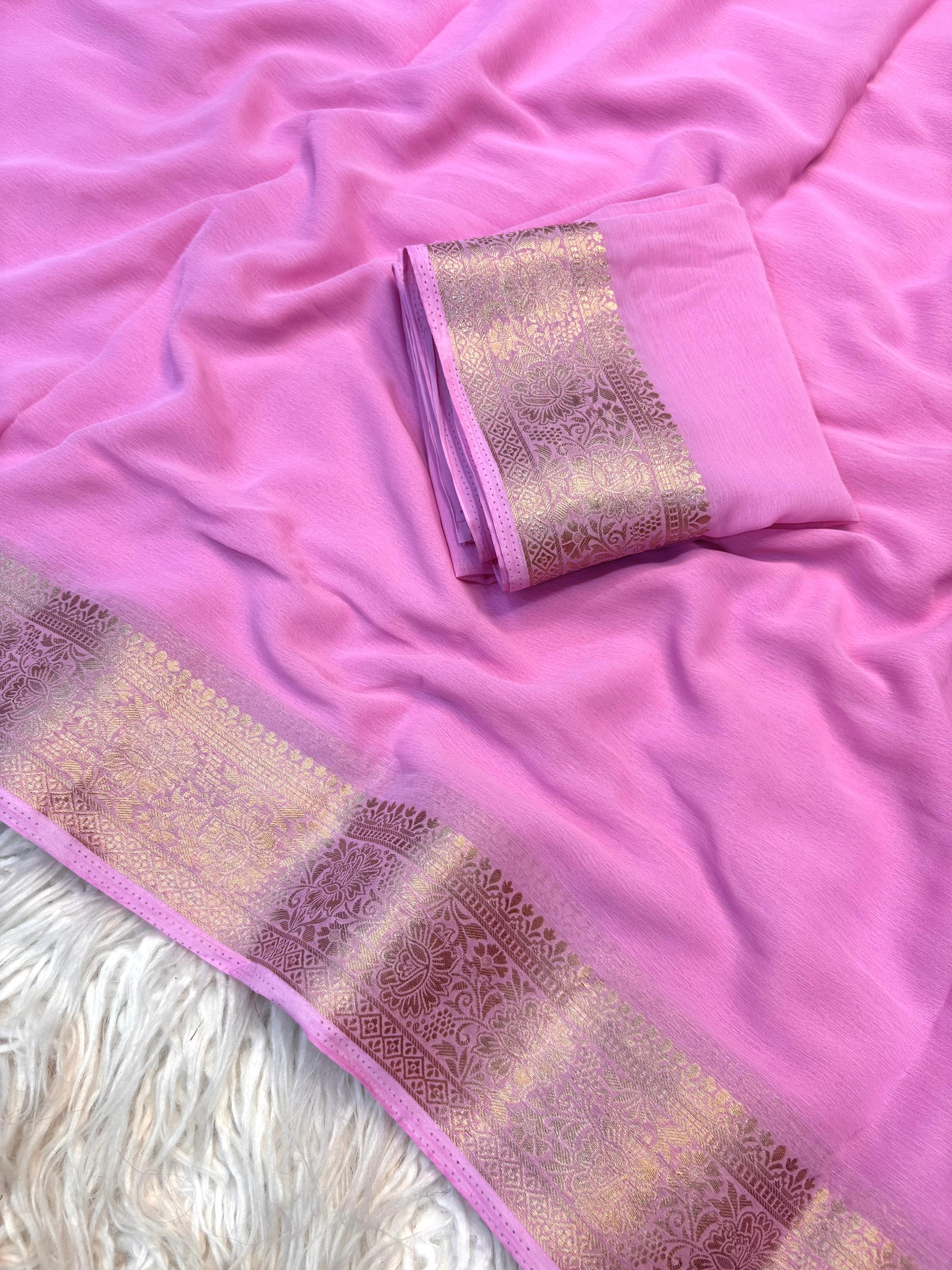 Chiffon soft saree