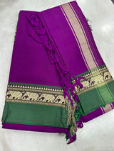 Narayanpeta Elephant Big boarder dress material