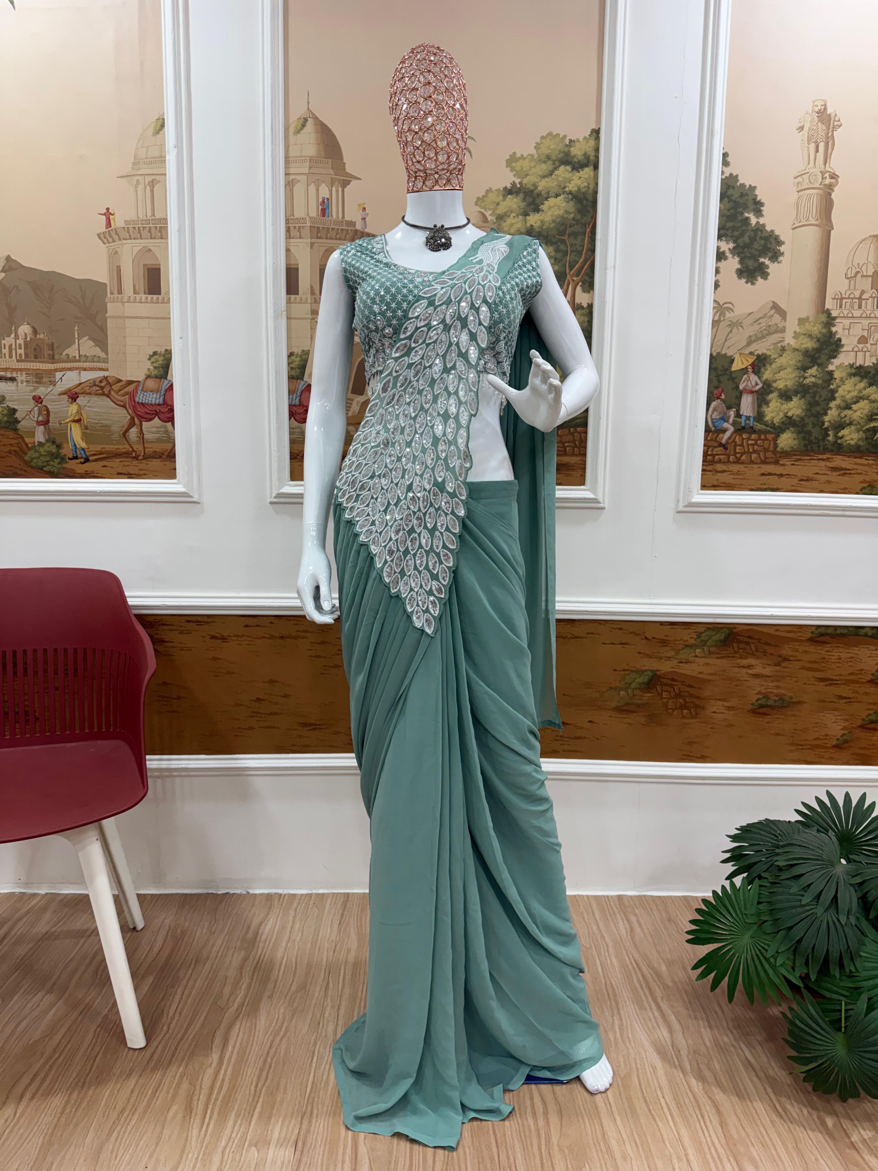 Designer Ready to wear saree