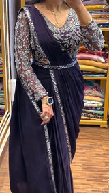 Ready to wear one minute saree